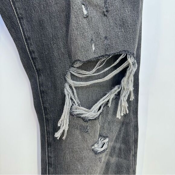 Lucky Brand 222 Taper  NWT Mens' Size 32X32 Distrssed Gray Mens' Stretch Jeans - Picture 4 of 12